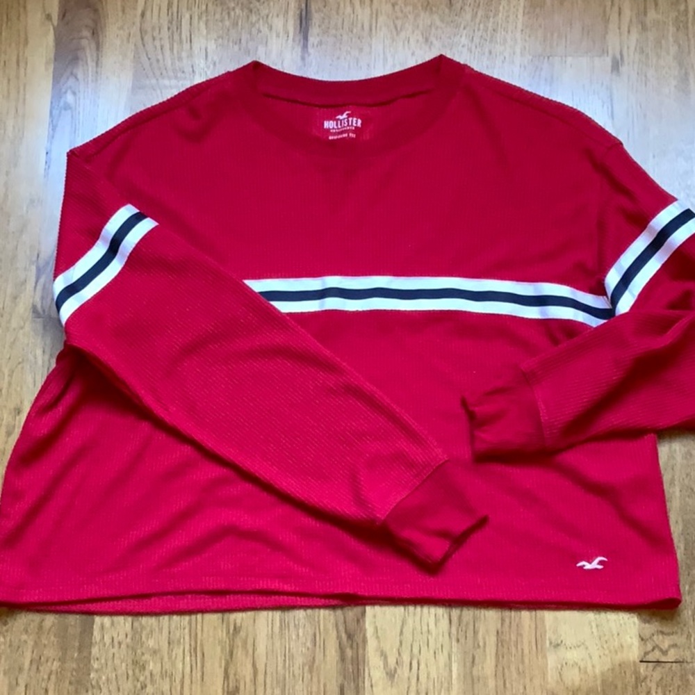 Red white and blue super soft long sleeve